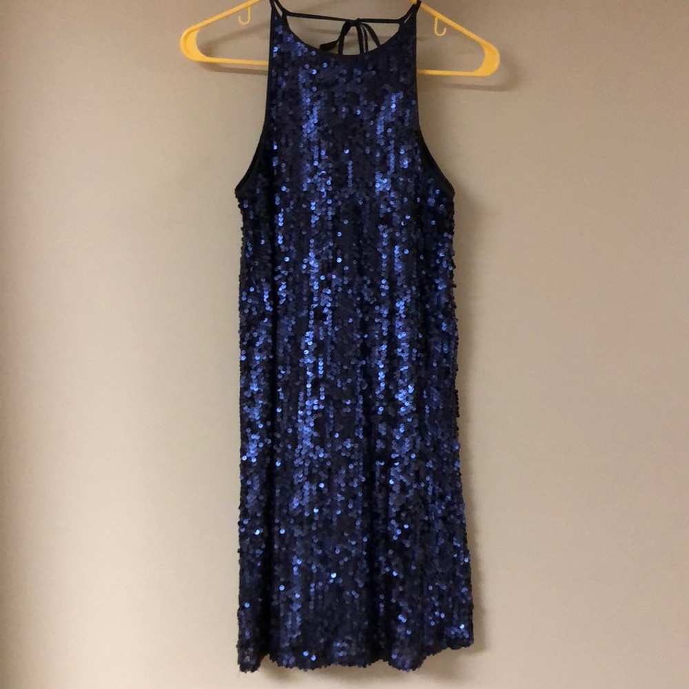 Forever 21 Navy Sequin Dress - Picture 1 of 4